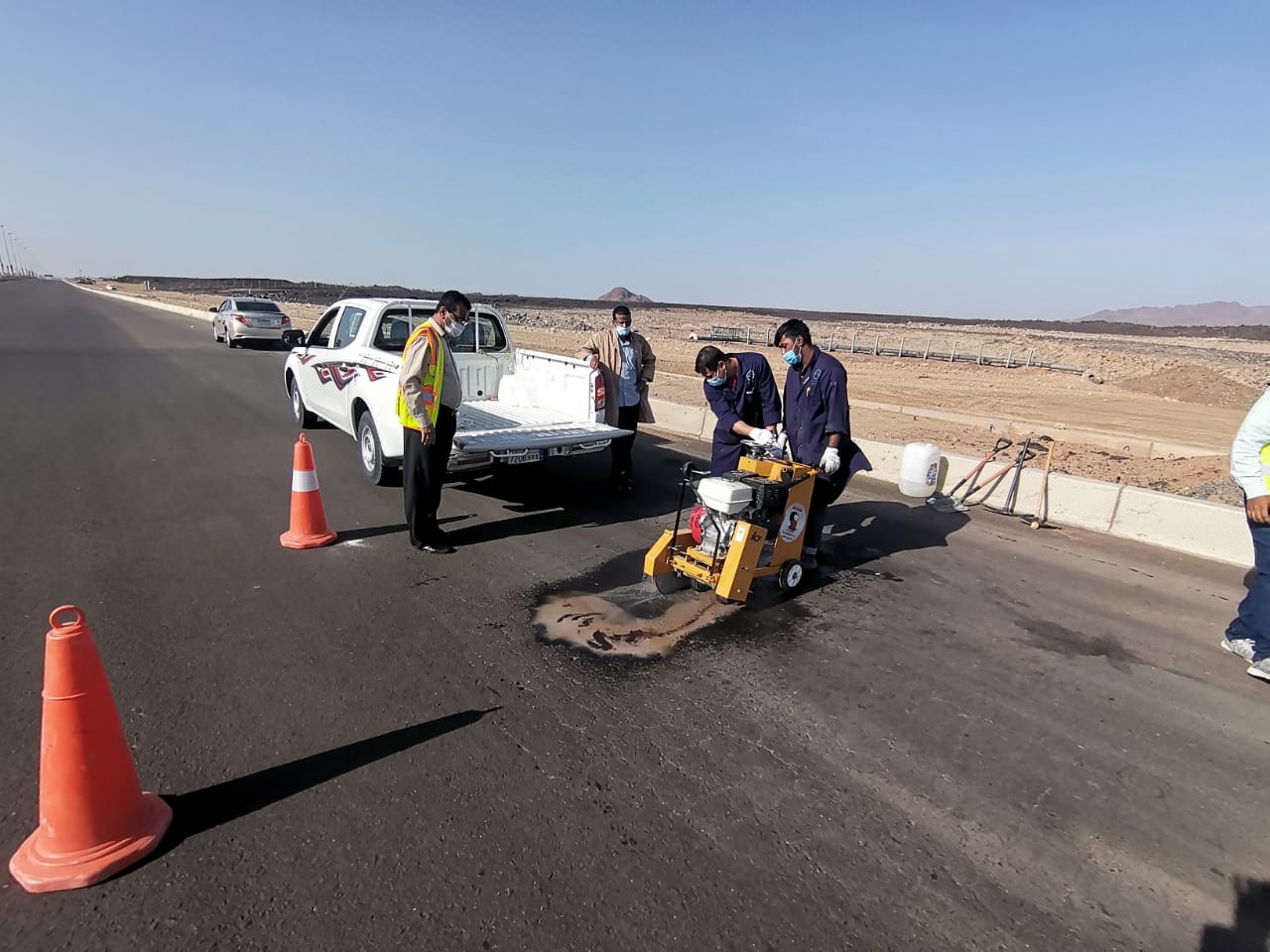 تأكيد جودة مصانع الخلطات الأسفلتية